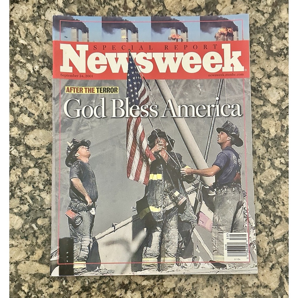 Newsweek  After the Terror  God Bless America September 24, 2001 9/11  Magazine